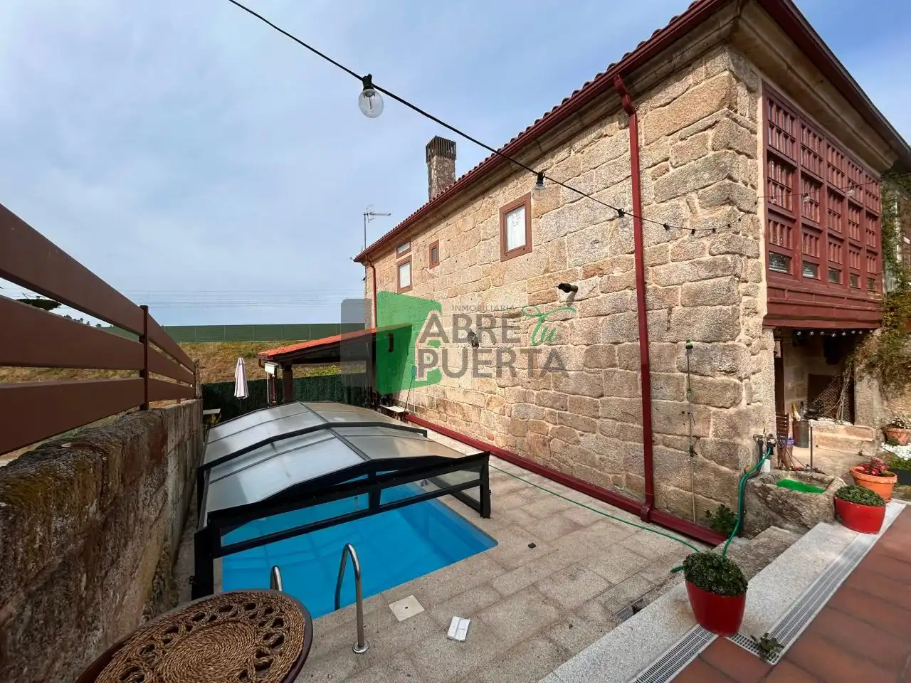 Vista exterior de Casa o chalet en venta en Amoeiro con Calefacción, Jardín privado y Terraza