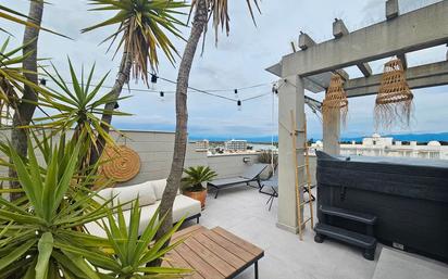 Terrasse von Wohnung zum verkauf in Roses mit Klimaanlage, Terrasse und Schwimmbad