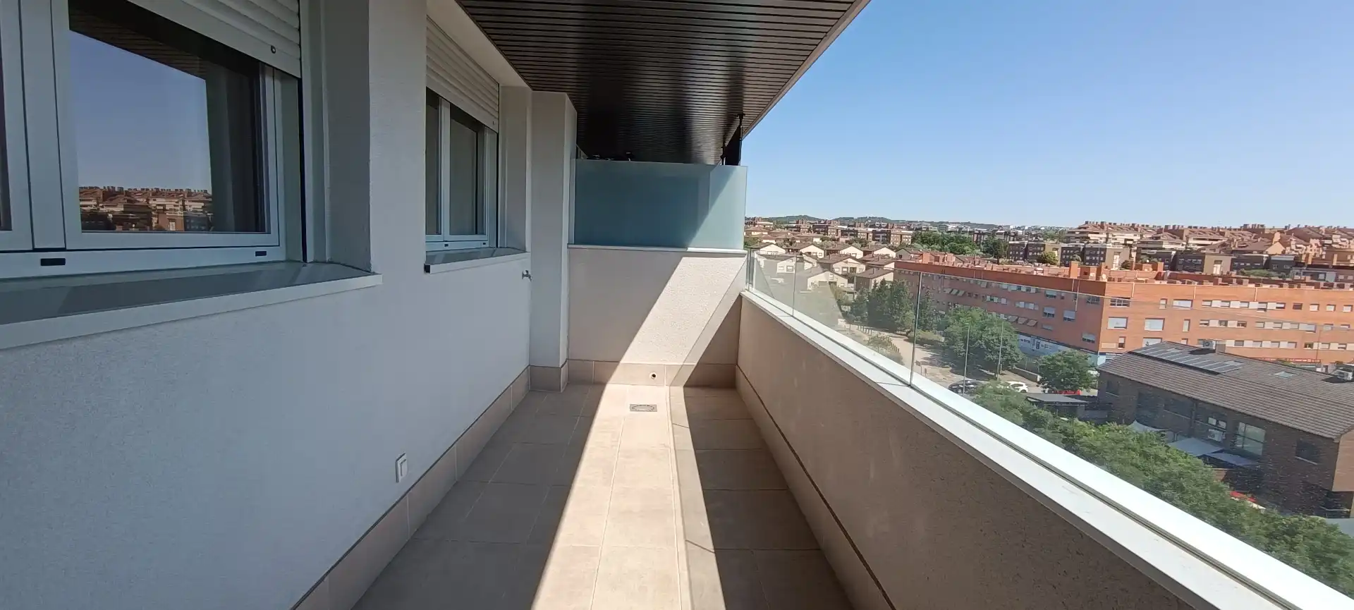 Terraza de Piso de alquiler en Rivas-Vaciamadrid con Calefacción, Jardín privado y Trastero