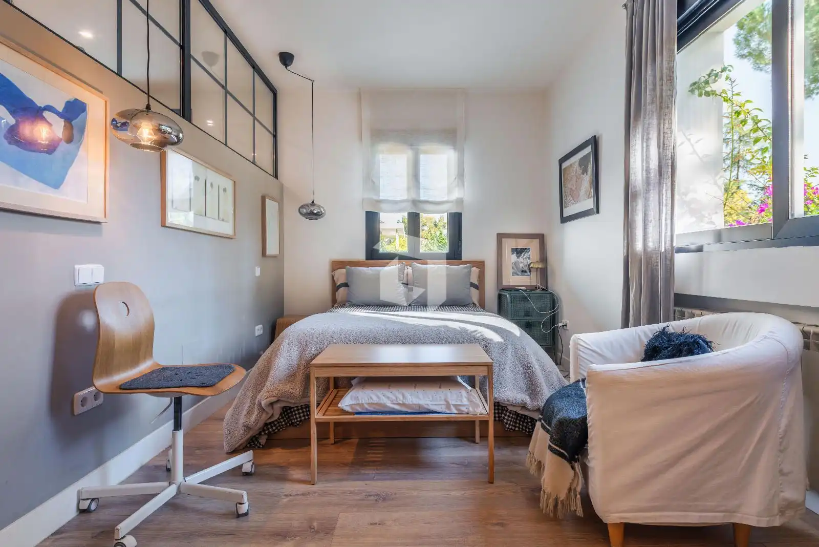Schlafzimmer von Haus oder Chalet zum Verkauf in Pozuelo de Alarcón mit Klimaanlage, Heizung und Terrasse