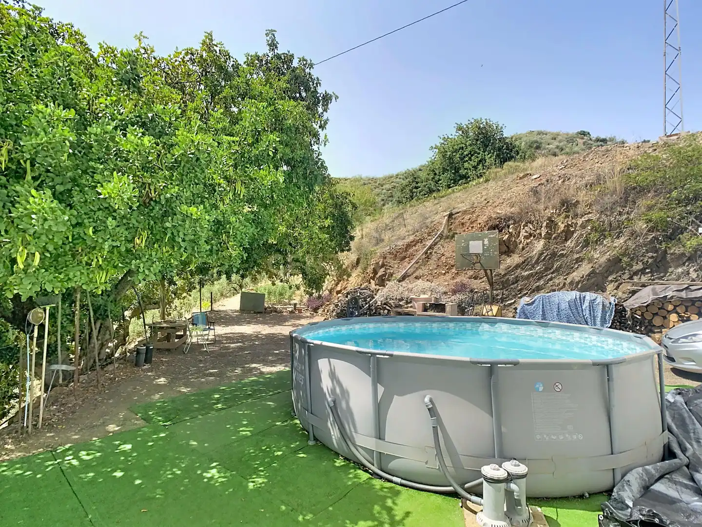 Swimming pool of Houses for sale in Málaga  with Storage room