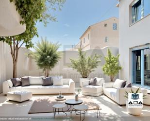 Terrace of Single-family semi-detached for sale in  Madrid Capital  with Air Conditioner, Heating and Private garden