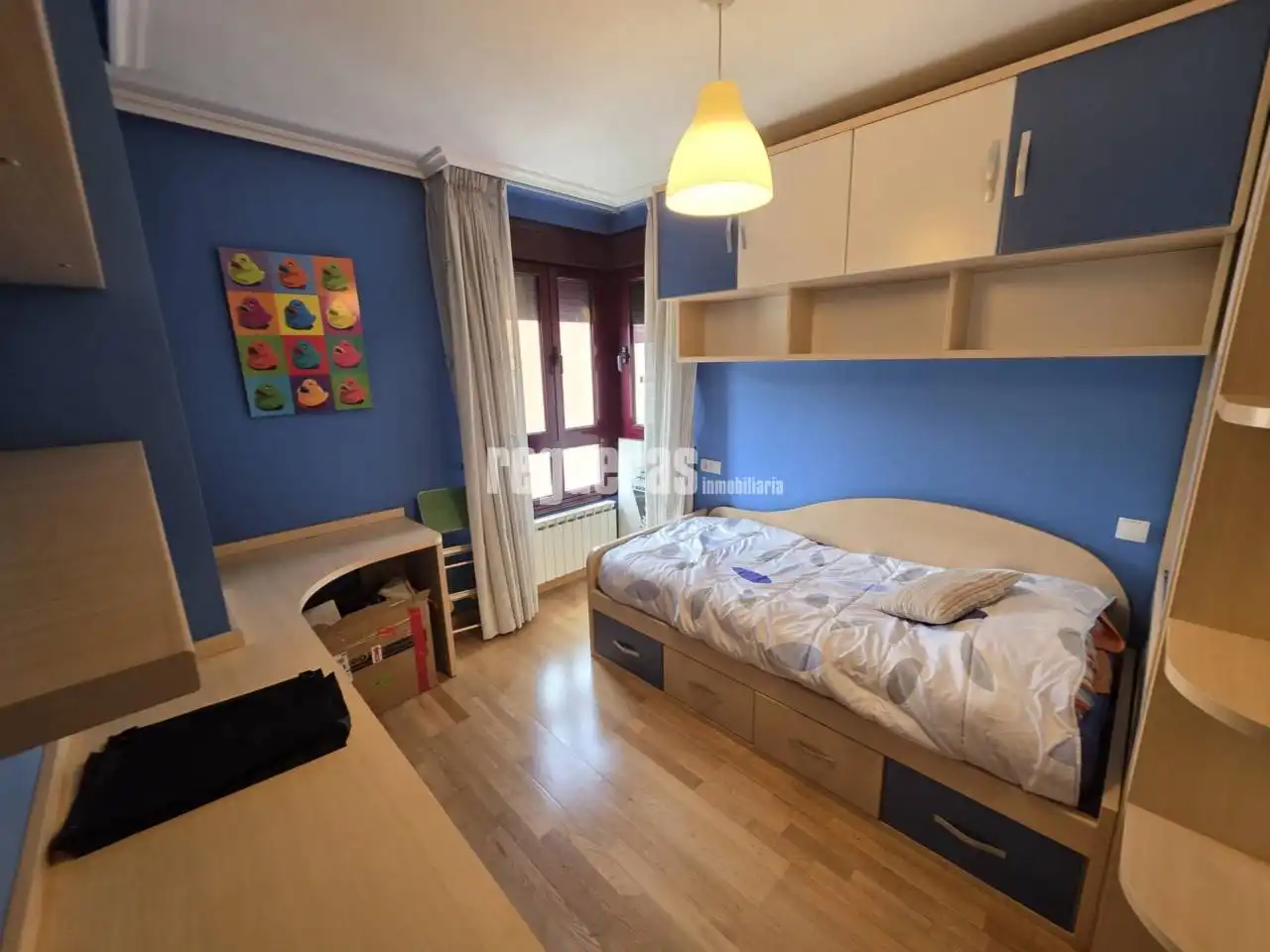 Bedroom of Flat for sale in Corvera de Asturias  with Heating, Storage room and Furnished