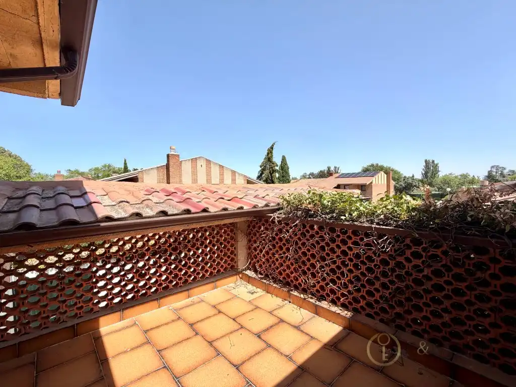 Terraza de Casa adosada de alquiler en Boadilla del Monte