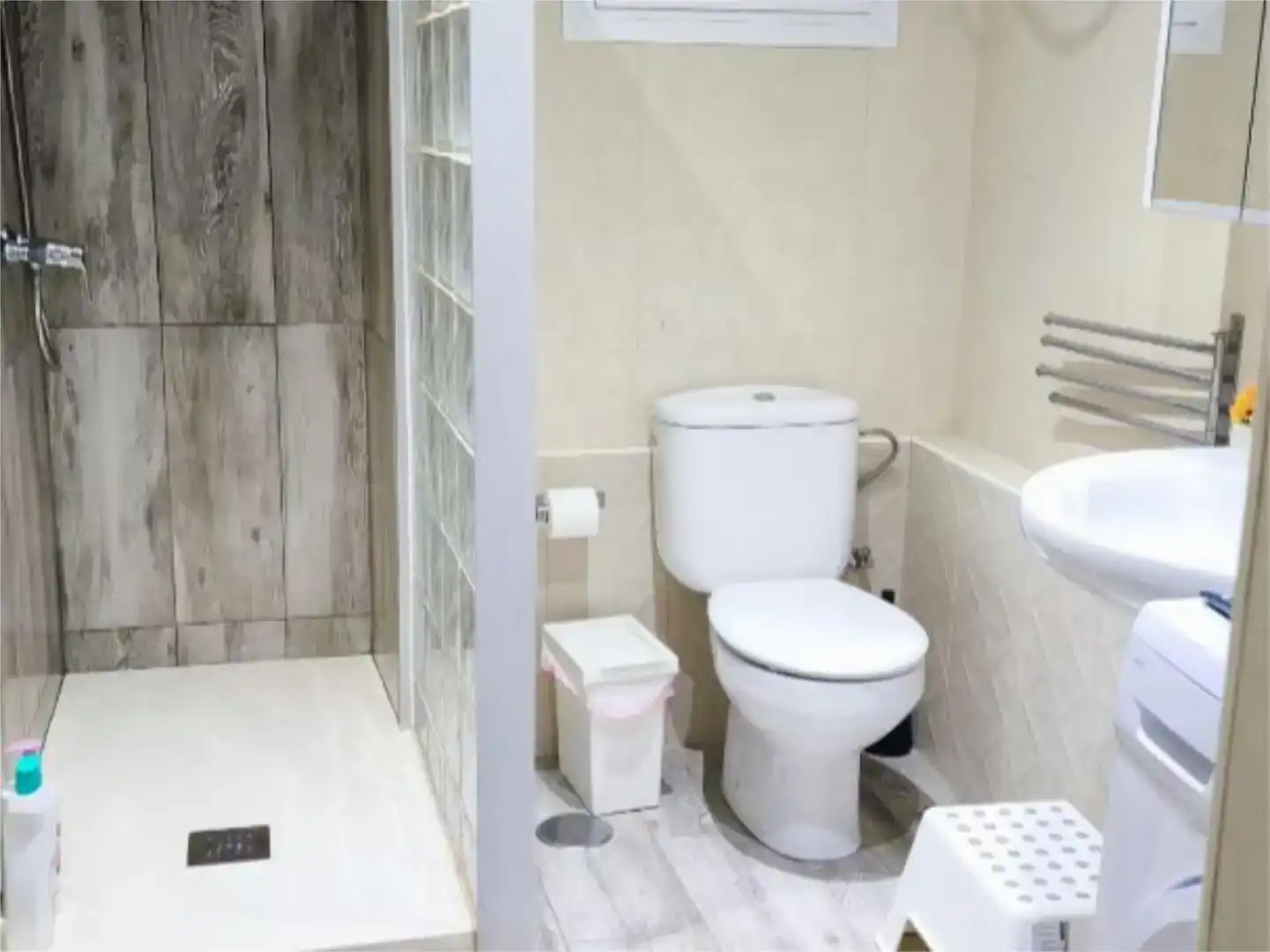 Bathroom of Study for rent in Alicante / Alacant  with Air Conditioner, Storage room and Furnished