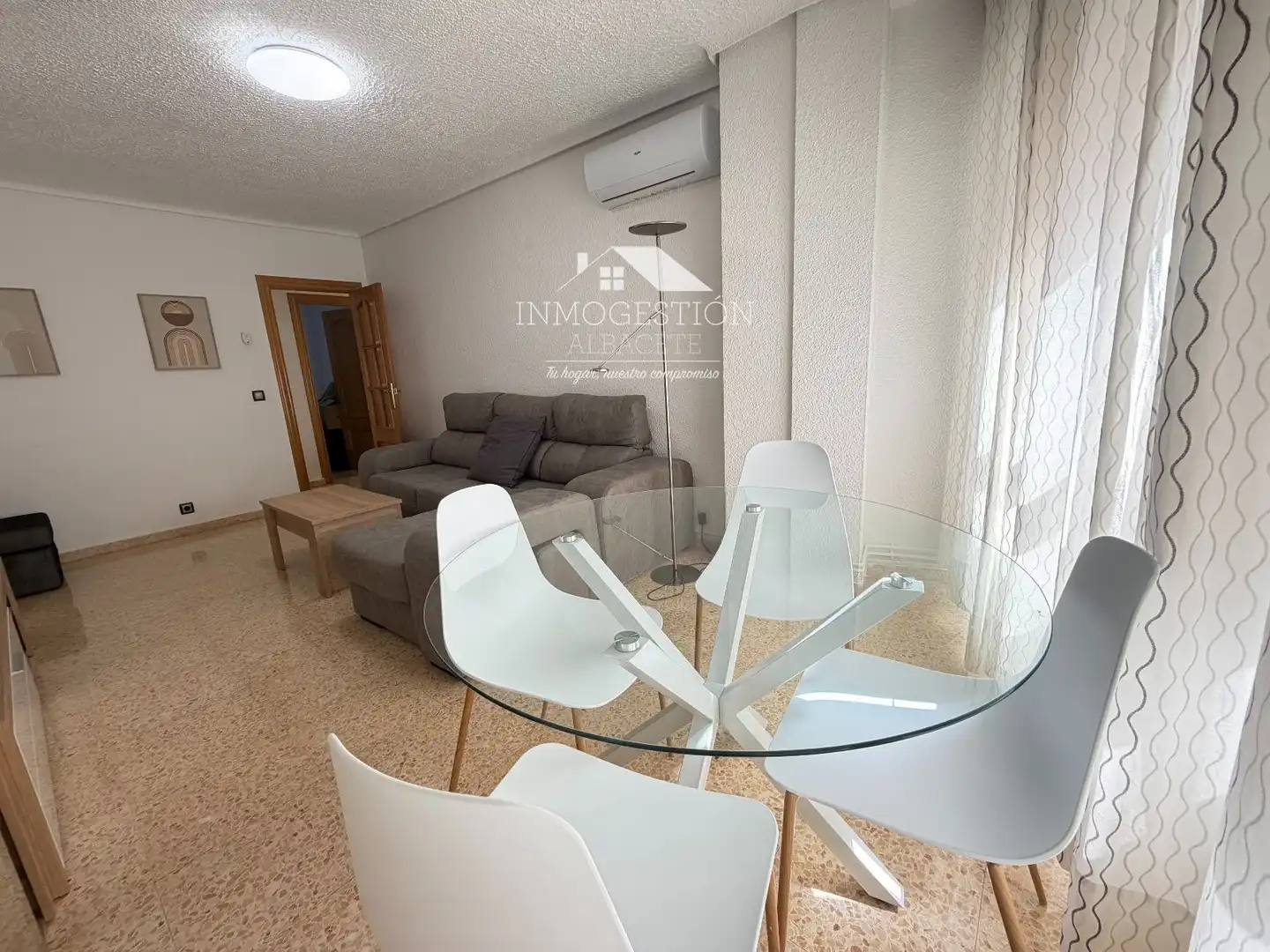 Living room of Flat for sale in Albacete  with Air Conditioner, Heating and Terrace