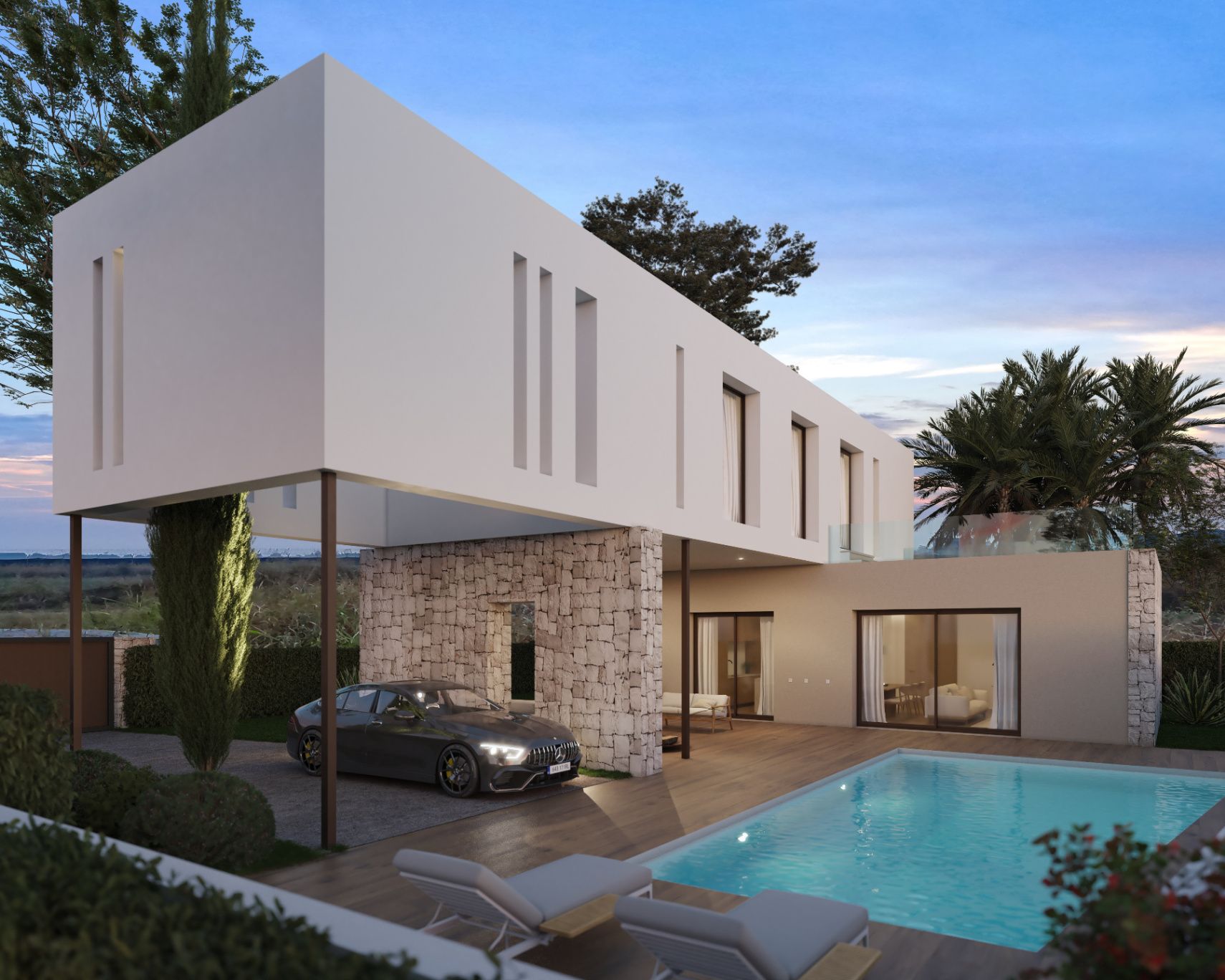 Vista exterior de Casa o chalet en venta en Santa Eulària des Riu