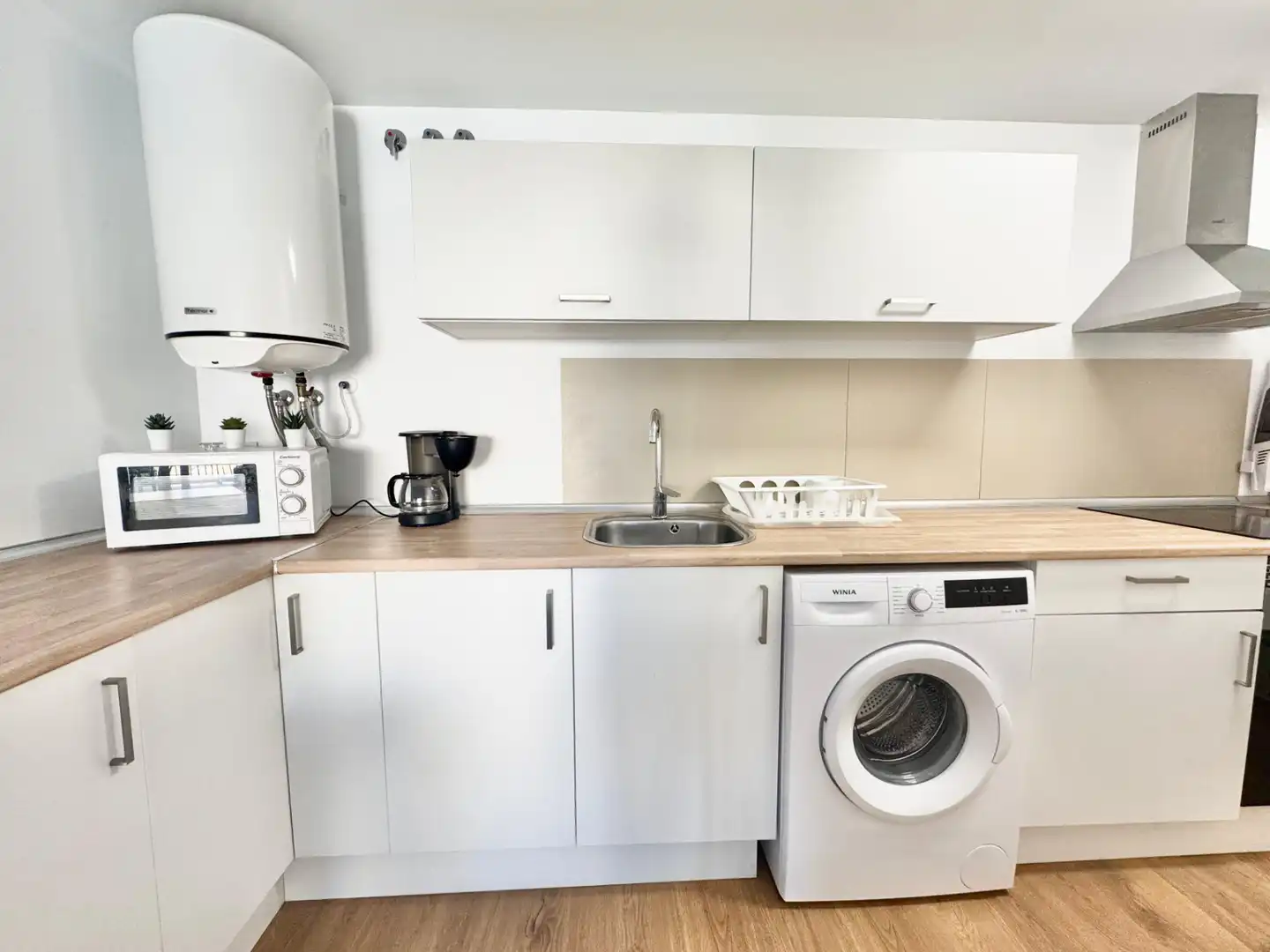 Cocina de Apartamento de alquiler en Canet d'En Berenguer con Aire acondicionado, Calefacción y Amueblado