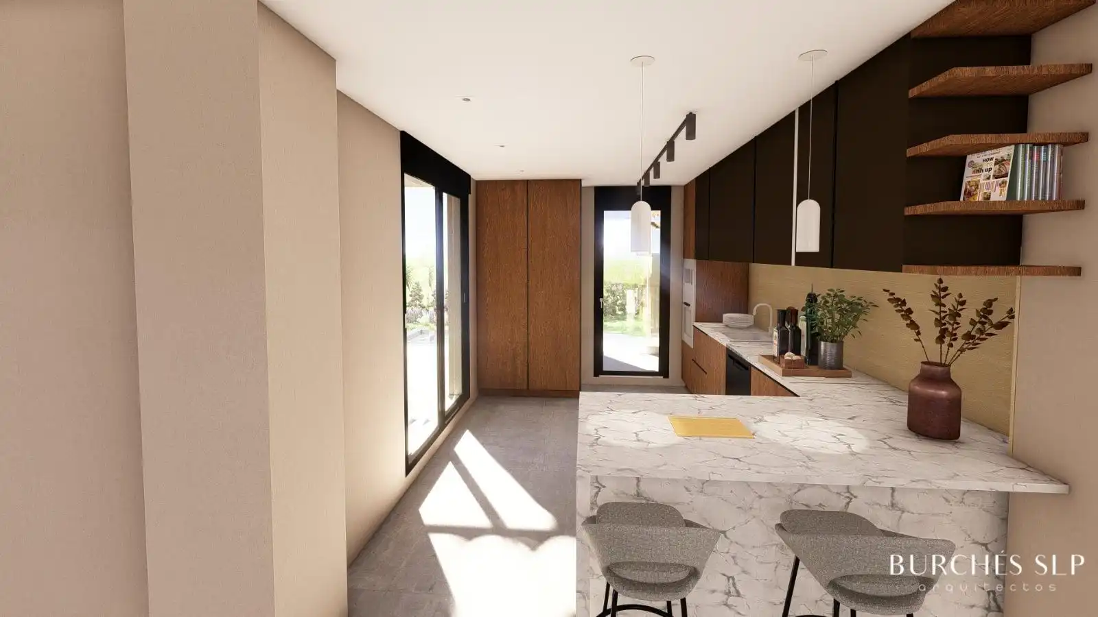 Cuina de Casa o xalet en venda en Alfarb amb Aire condicionat, Calefacció i Jardí privat