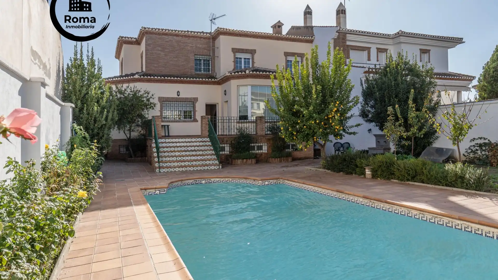 Vista exterior de Casa o chalet en venta en Santa Fe con Aire acondicionado, Jardín privado y Terraza