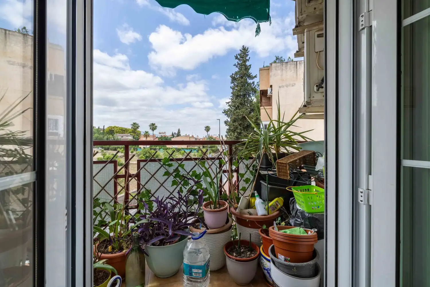 Balcony of Flat for sale in Murcia  with Air Conditioner, Parquet flooring and Storage room