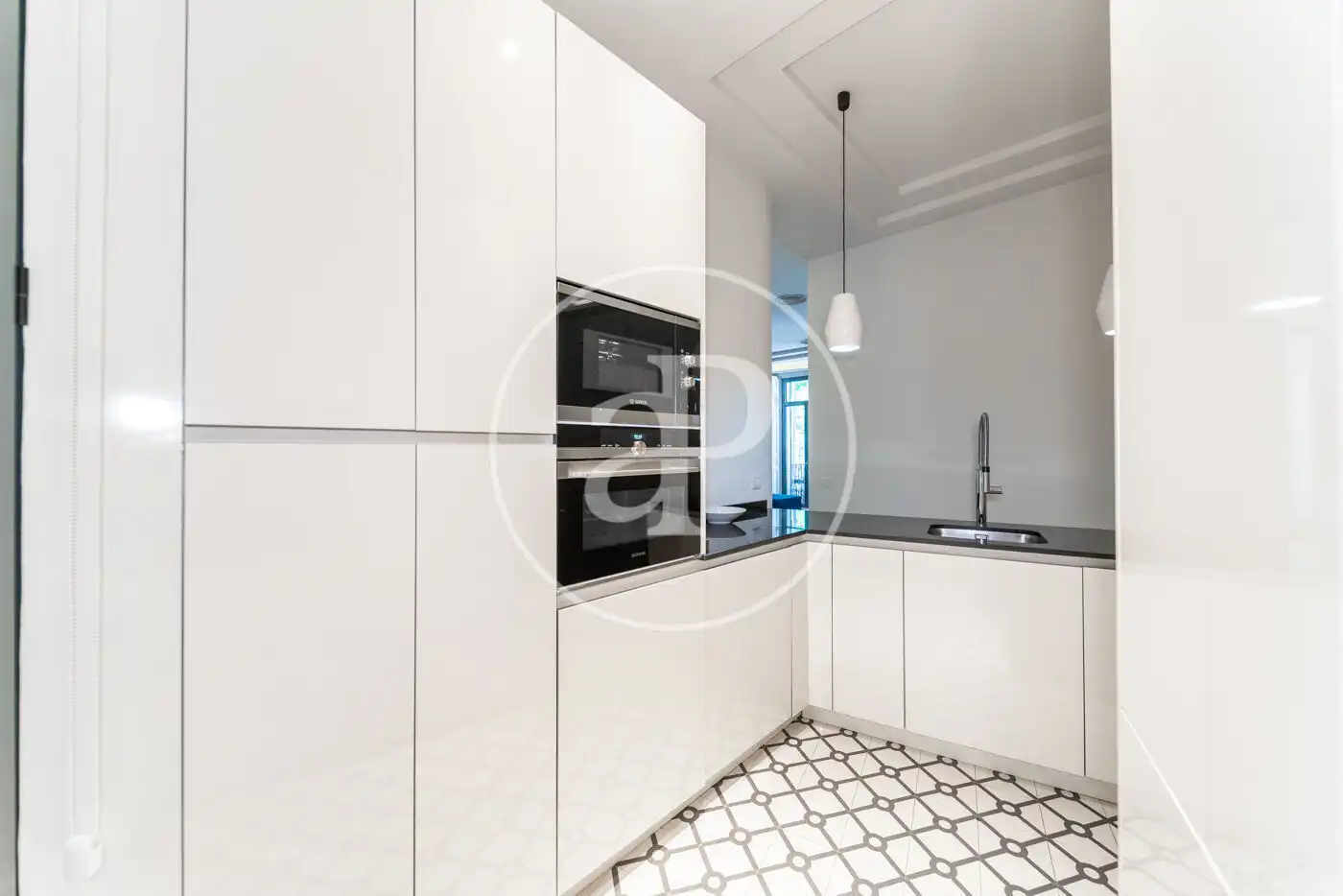 Cocina de Piso de alquiler en Madrid con Aire acondicionado, Calefacción y Amueblado
