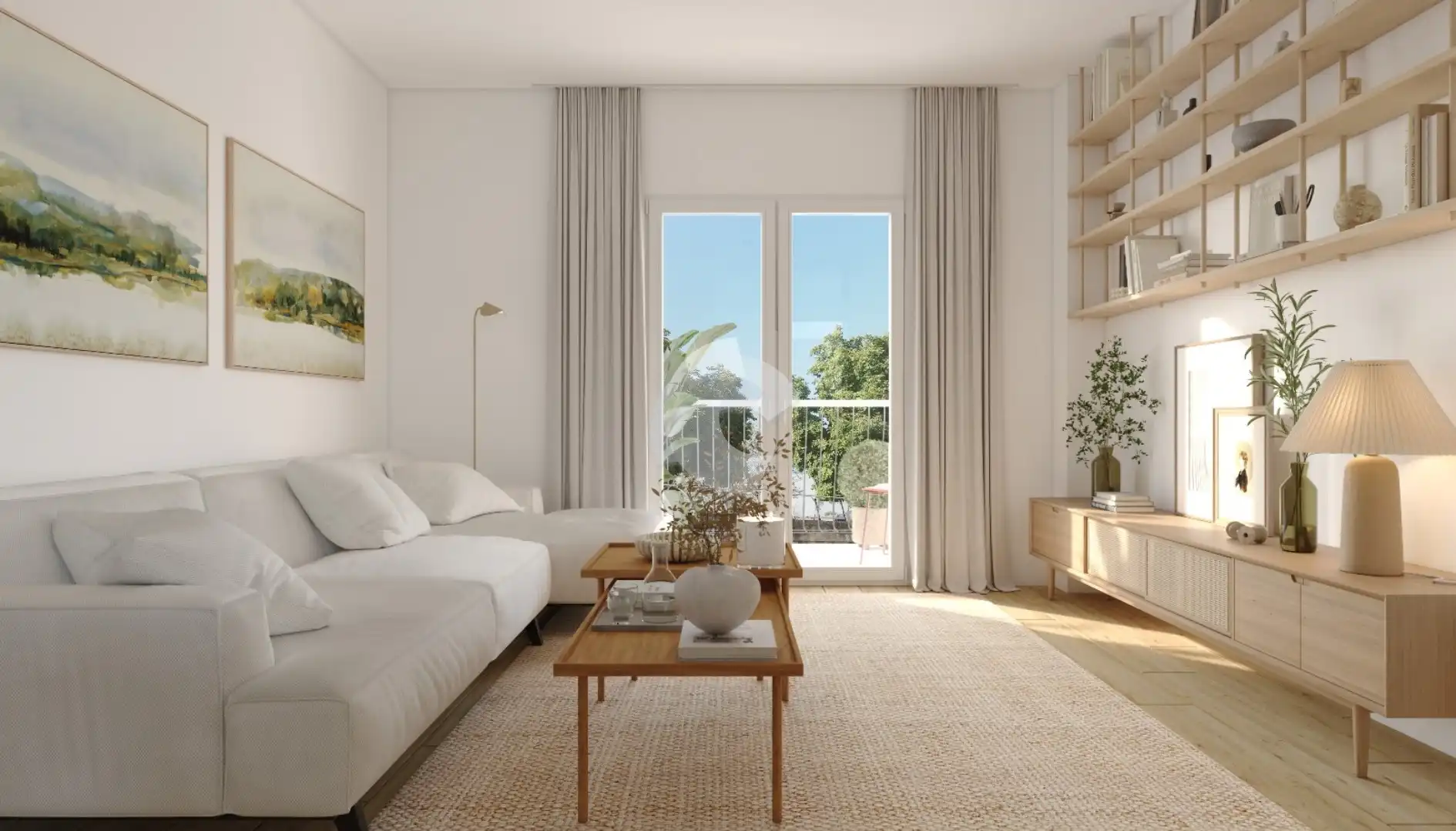 Sala de estar de Piso en venta en Ourense Capital  con Calefacción y Trastero