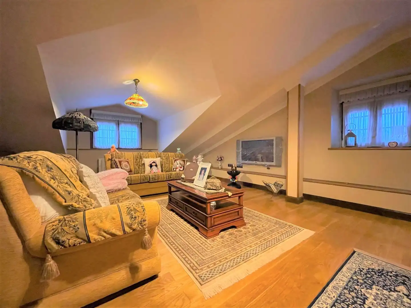 Sala de estar de Casa o chalet en venta en Berango con Jardín privado