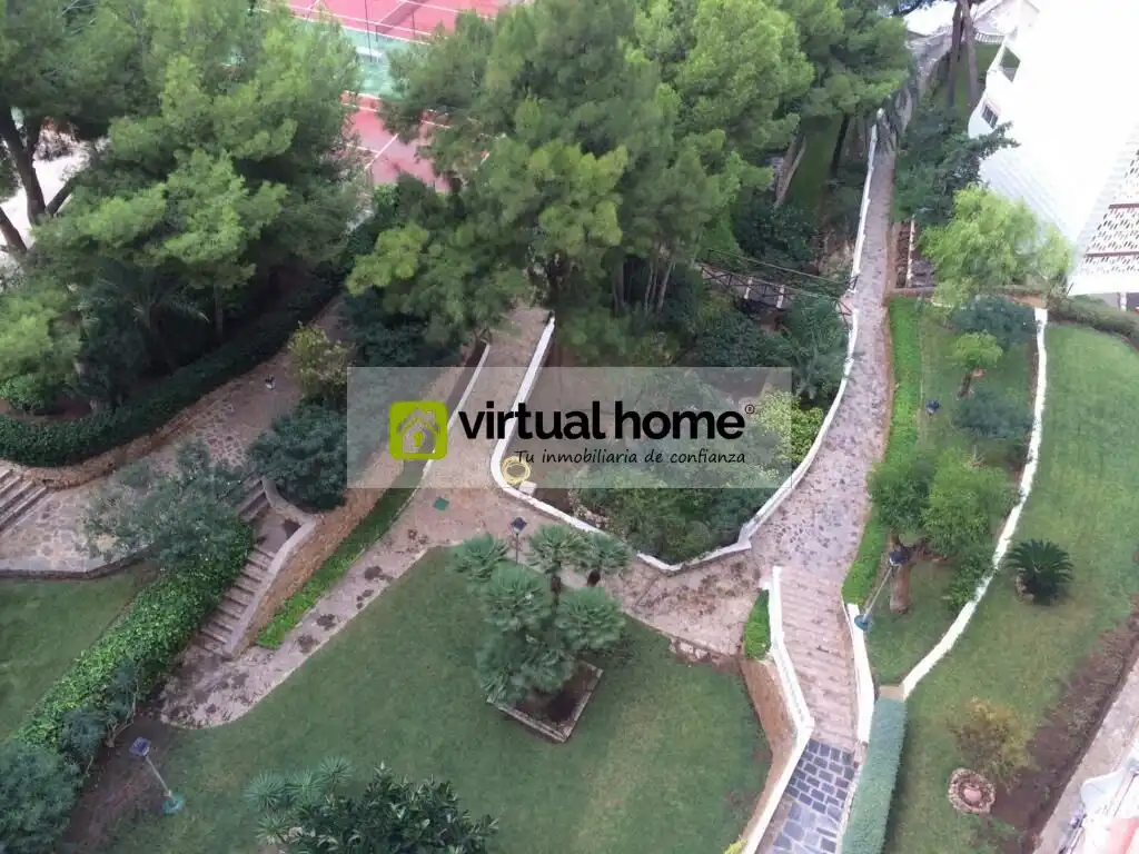 Garten von Wohnung zum Verkauf in Benidorm mit Klimaanlage und Gemeinschaftspool
