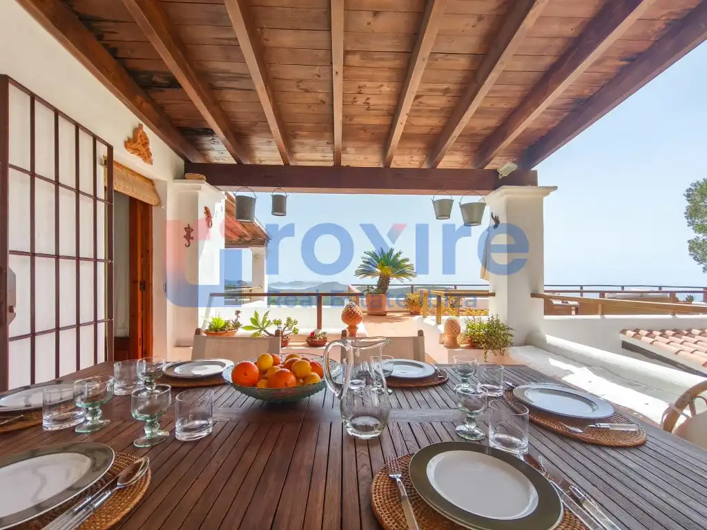 Terrace of Houses for rent in Sant Josep de sa Talaia  with Air Conditioner, Private garden and Terrace