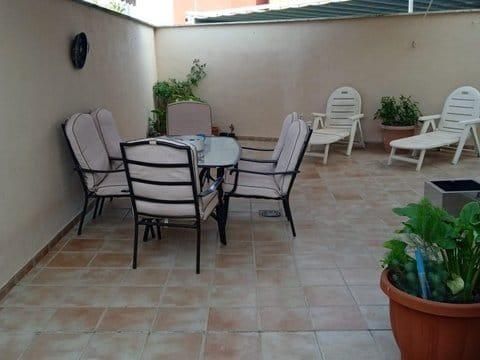 Terrassa de Casa adosada en venda en Cartagena amb Jardí privat