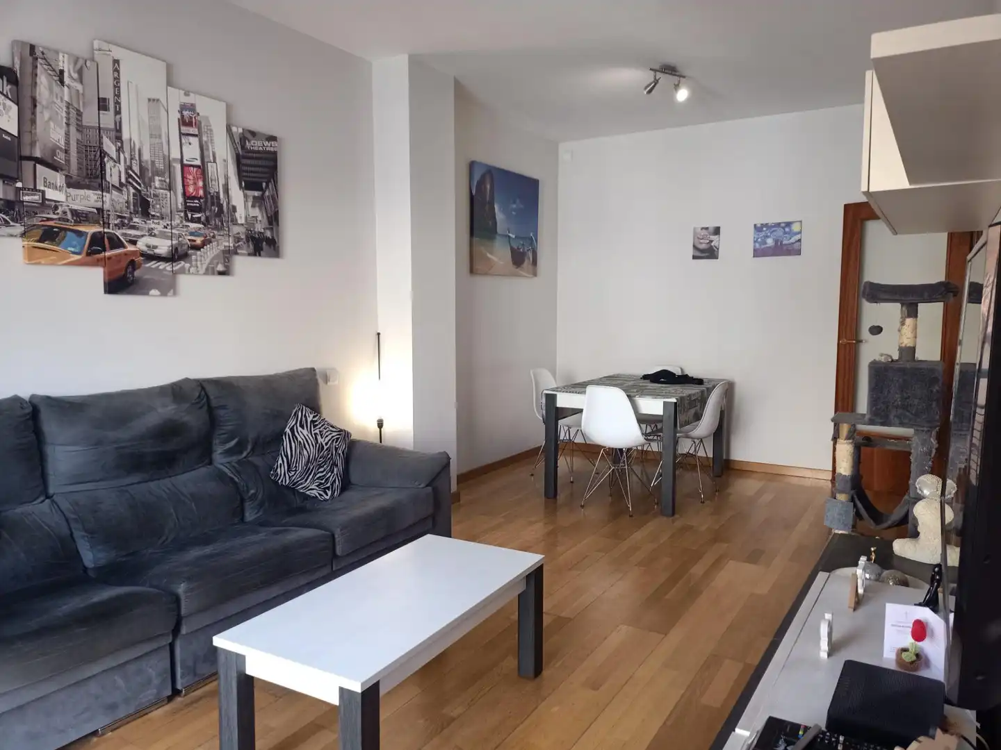 Sala de estar de Piso en venta en Mollet del Vallès con Aire acondicionado, Calefacción y Parquet