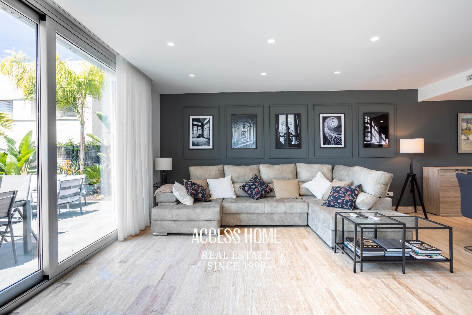 Sala de estar de Casa o chalet de alquiler en Cabrils con Aire acondicionado, Calefacción y Piscina