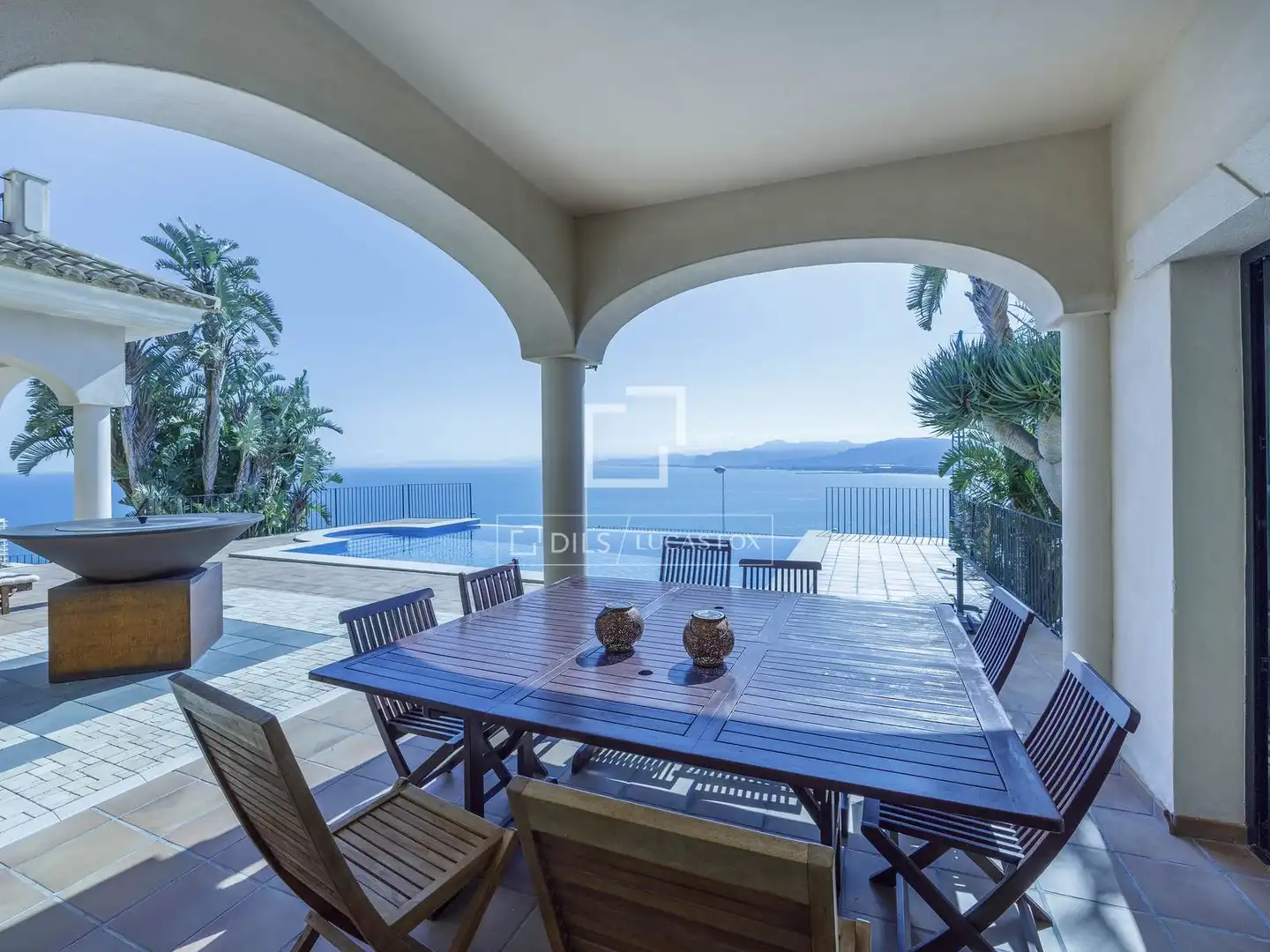 Terraza de Casa o chalet en venta en Cullera con Aire acondicionado, Jardín privado y Piscina
