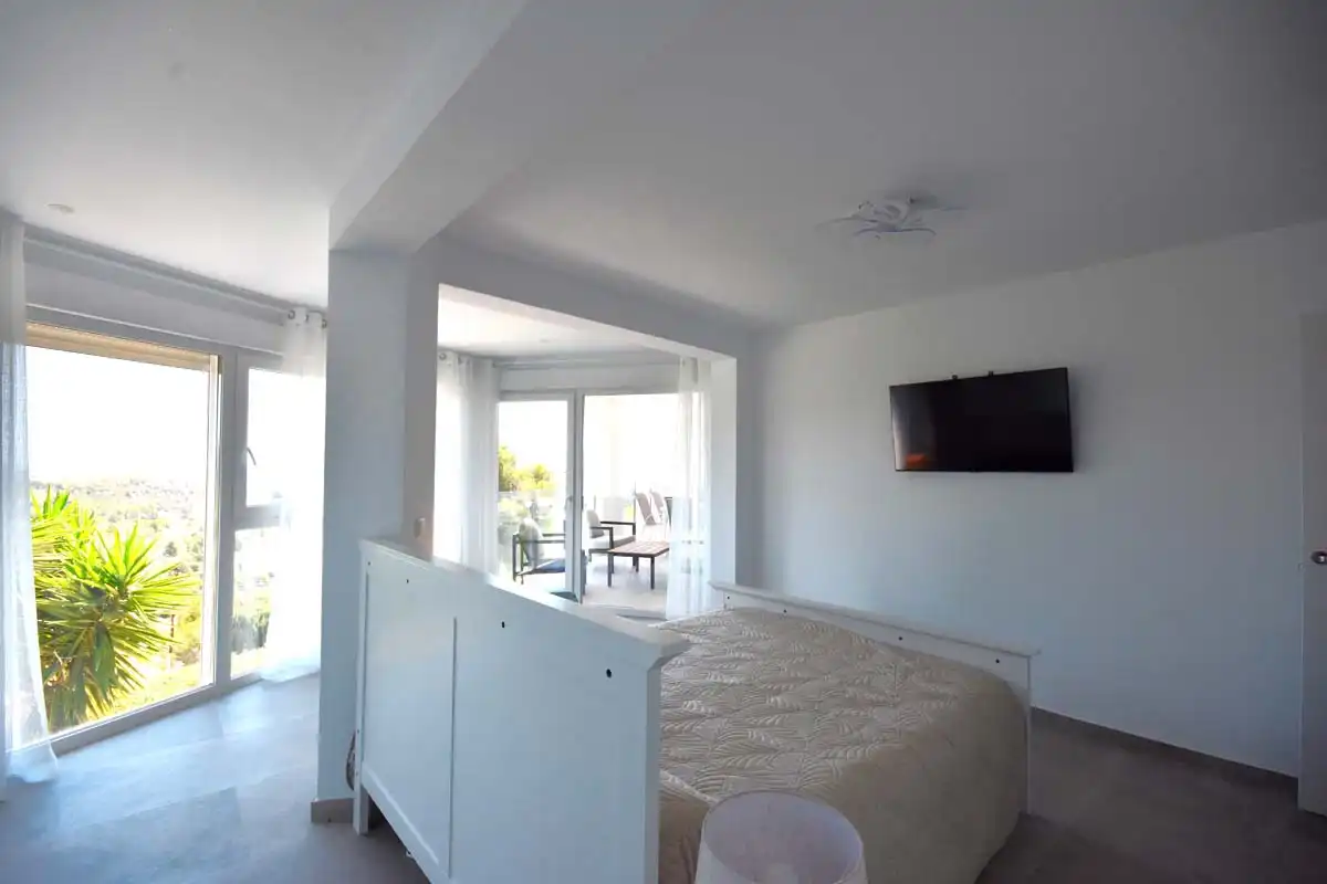 Habitación de Casa o chalet en venta en Calpe / Calp con Aire acondicionado, Jardín privado y Terraza