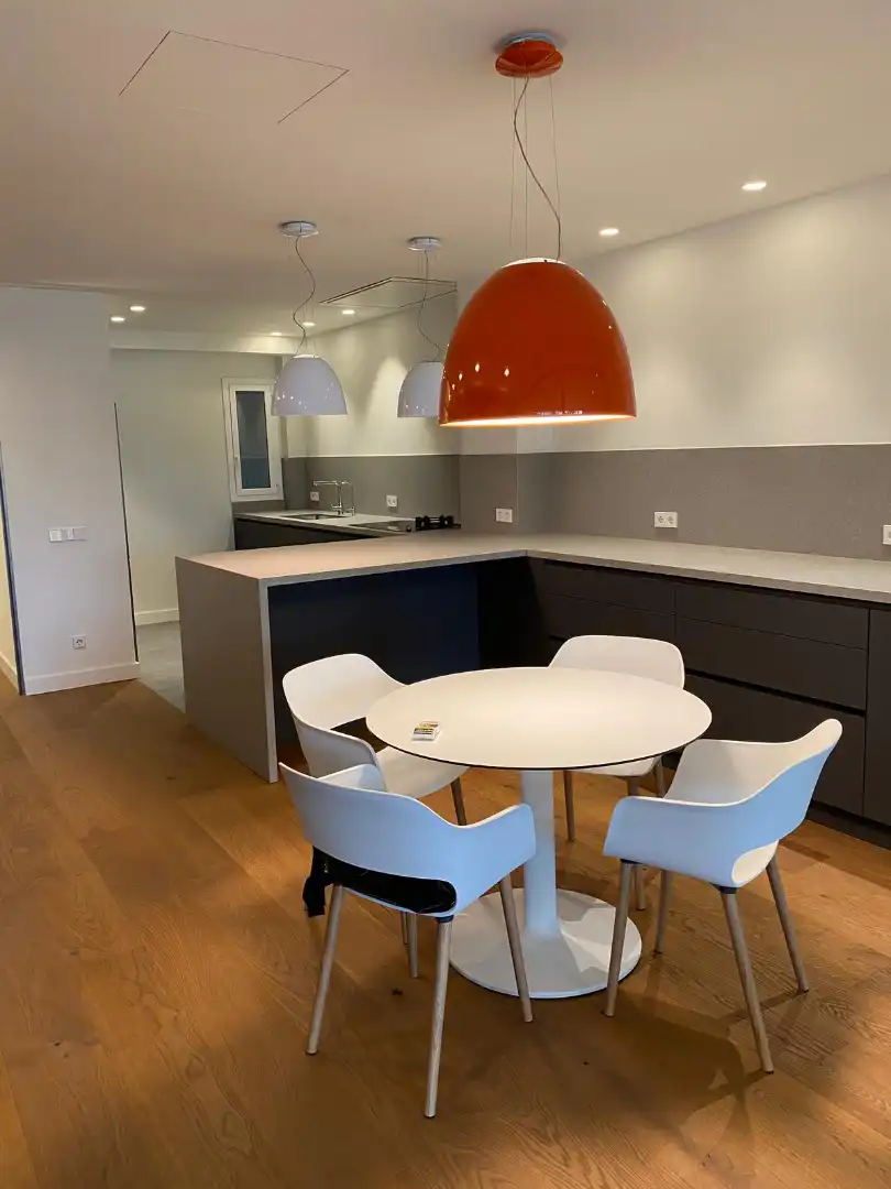 Küche von Wohnung zur Miete in Barcelona mit Klimaanlage, Heizung und Parkett