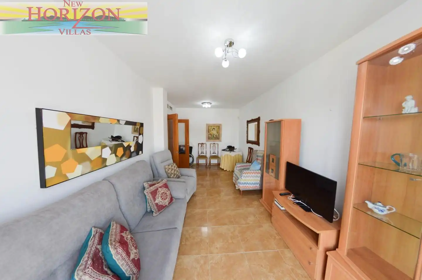 Living room of Flat for sale in Albox  with Air Conditioner, Terrace and Furnished