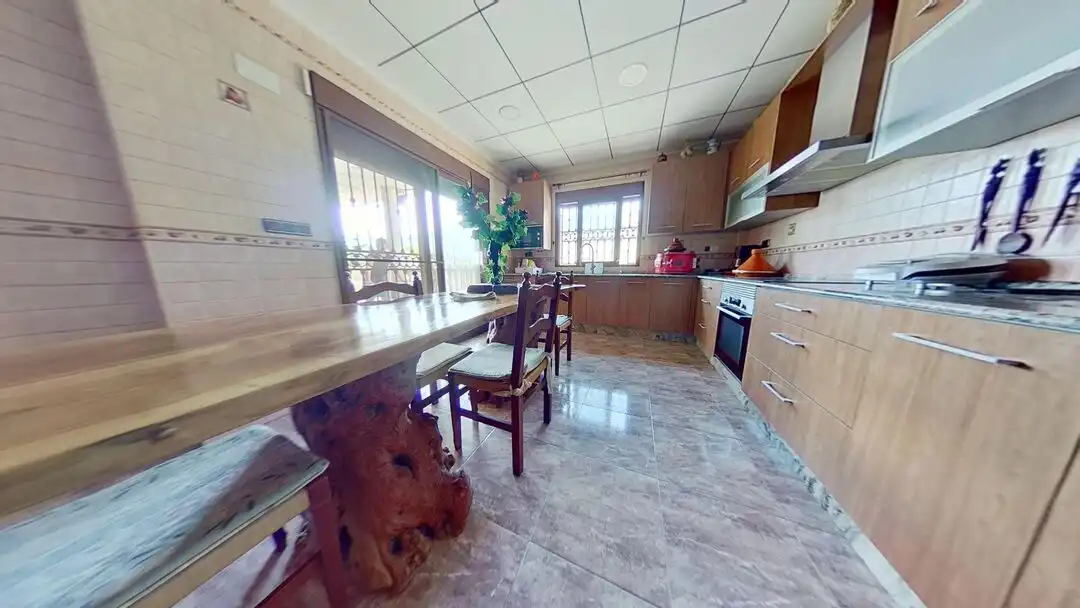 Cocina de Casa o chalet en venta en Elche / Elx con Aire acondicionado, Calefacción y Jardín privado