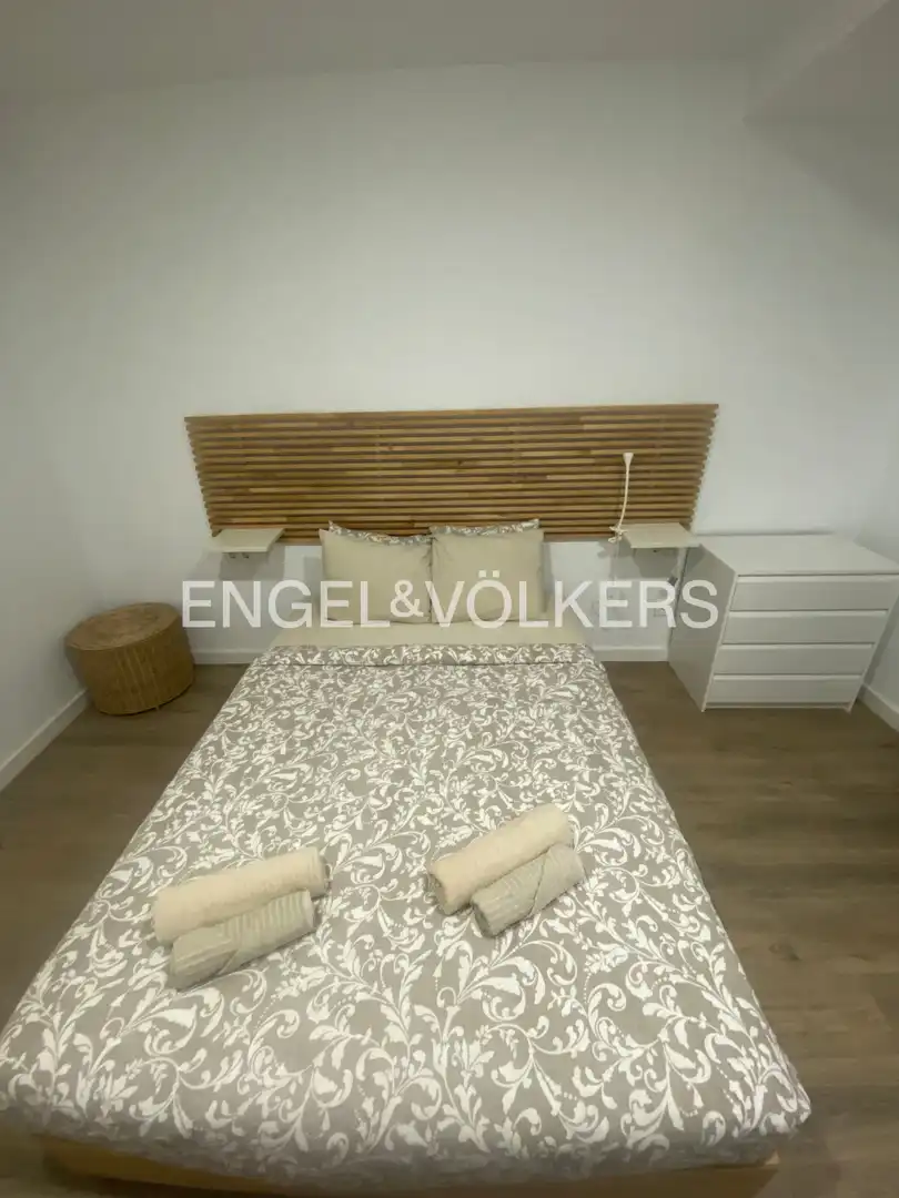 Bedroom of Flat for rent in Sitges  with Air Conditioner, Heating and Furnished