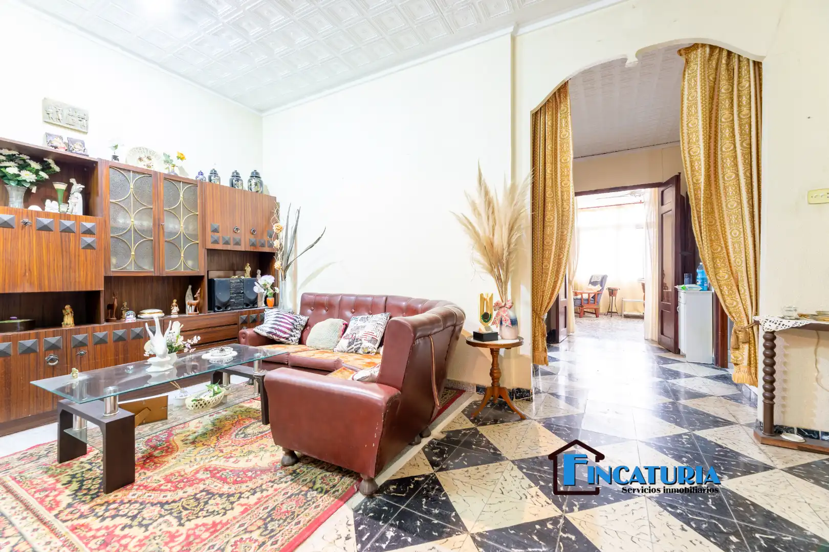 Sala de estar de Casa o chalet en venta en Chilches / Xilxes con Terraza y Amueblado