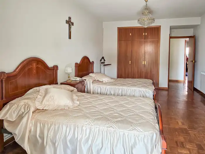 Schlafzimmer von Wohnung zum Verkauf in Alcobendas mit Heizung, Parkett und Terrasse
