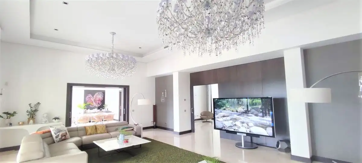 Sala de estar de Casa o chalet en venta en Benahavís con Aire acondicionado, Jardín privado y Terraza
