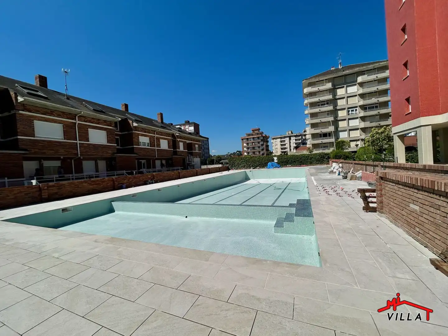 Swimming pool of Flat for sale in Laredo  with Heating, Terrace and Balcony