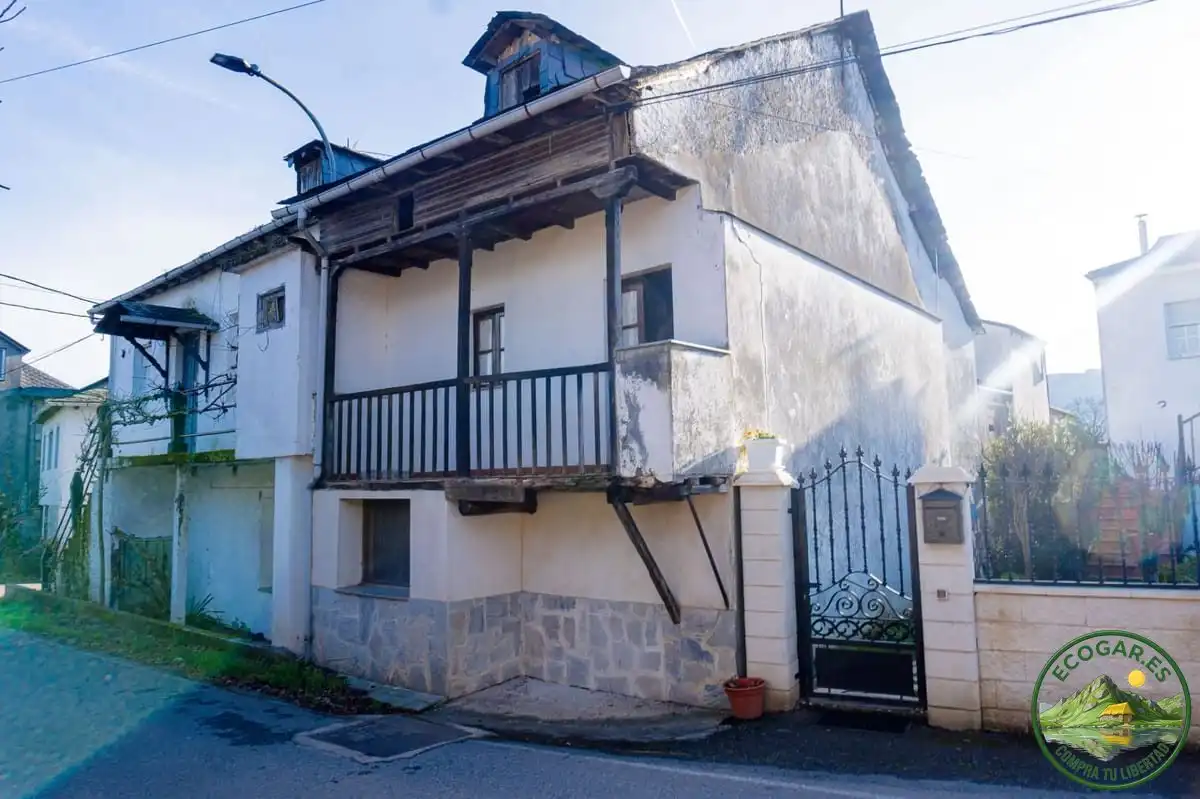 Vista exterior de Casa o chalet en venta en Villafranca del Bierzo con Jardín privado, Parquet y Terraza