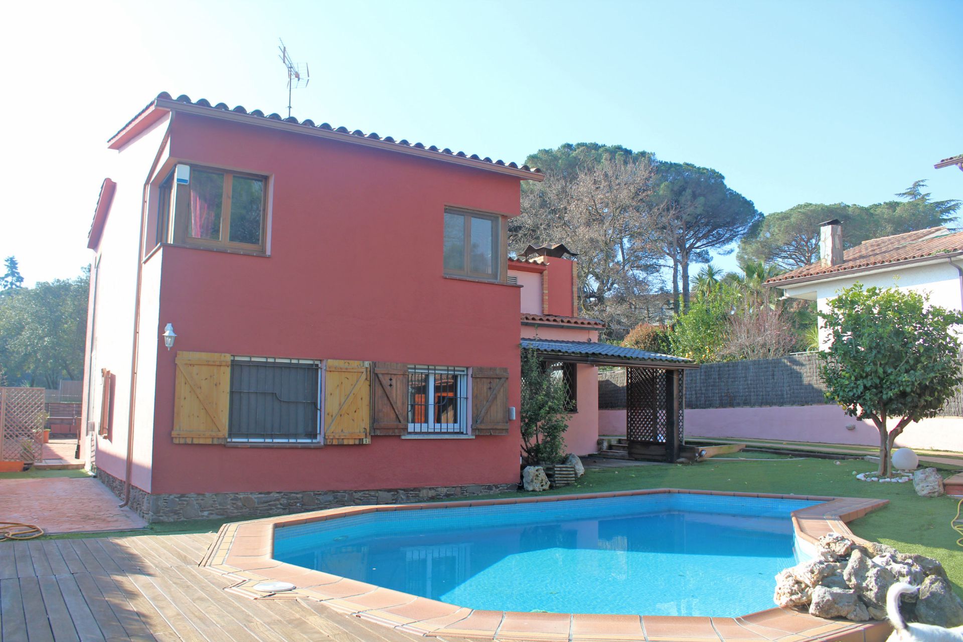 Jardín de Casa o chalet en venta en Santa Maria de Palautordera con Aire acondicionado, Calefacción y Jardín privado