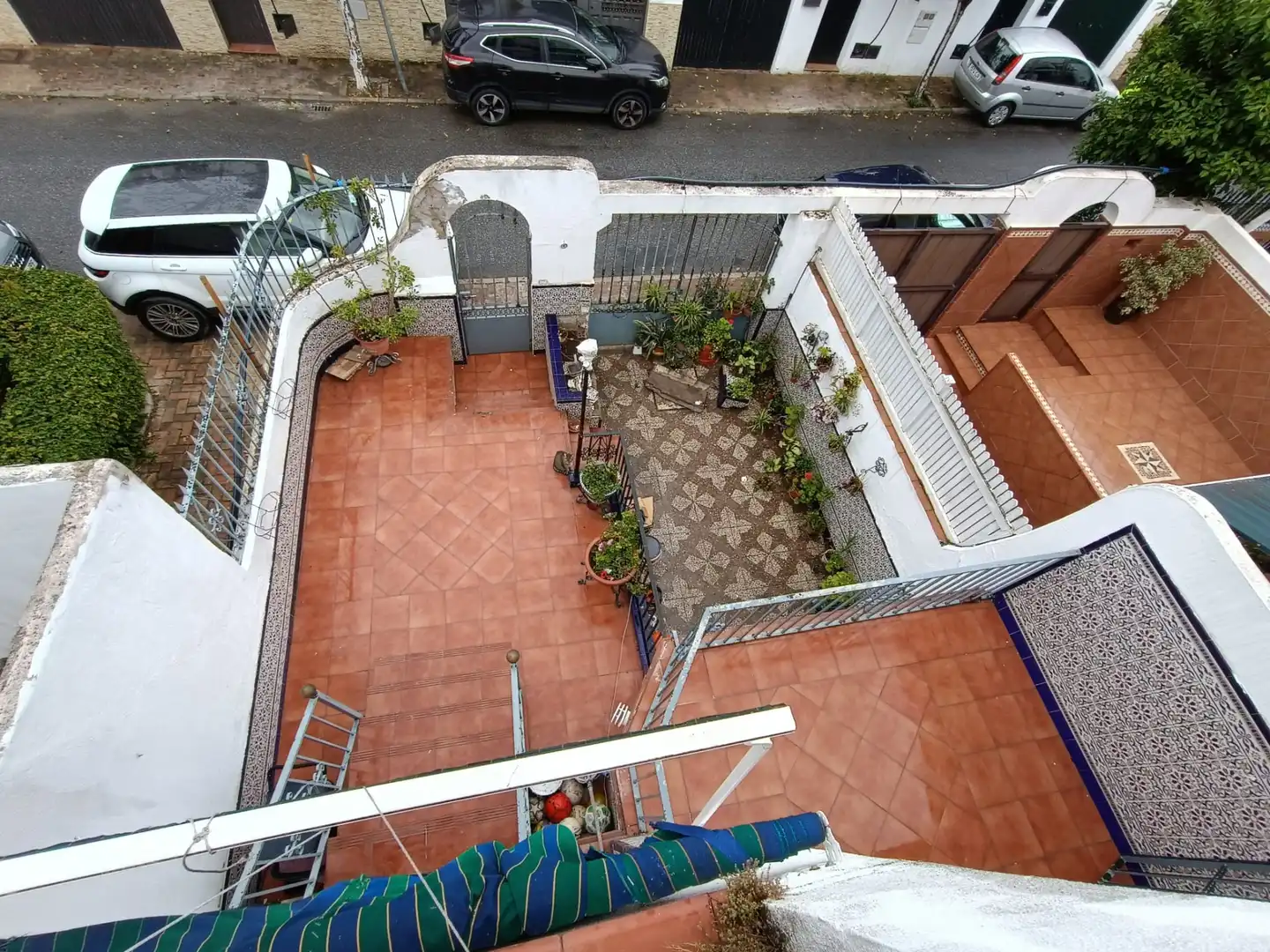 Terraza de Casa adosada en venta en Mairena del Aljarafe con Aire acondicionado, Calefacción y Jardín privado