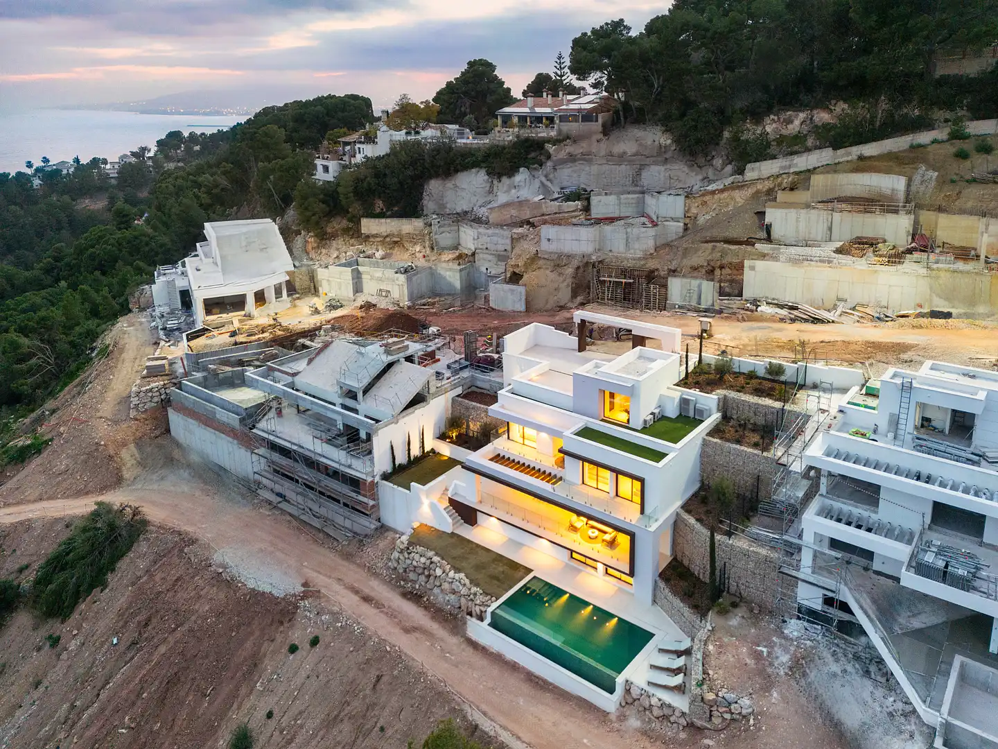 Vista exterior de Casa o chalet en venta en Málaga con Aire acondicionado, Jardín privado y Terraza