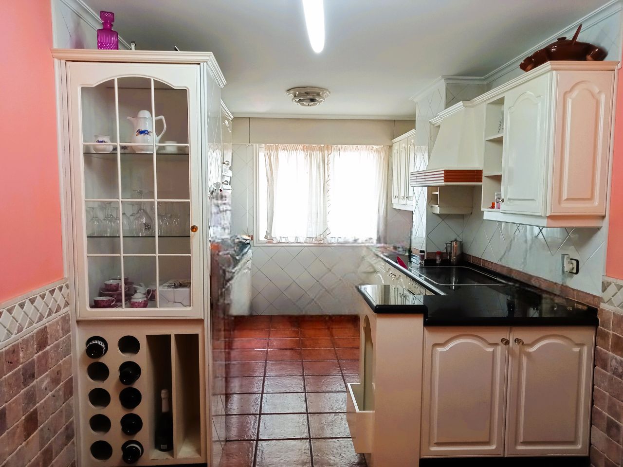 Kitchen of Flat for sale in Carballo  with Heating, Furnished and Oven