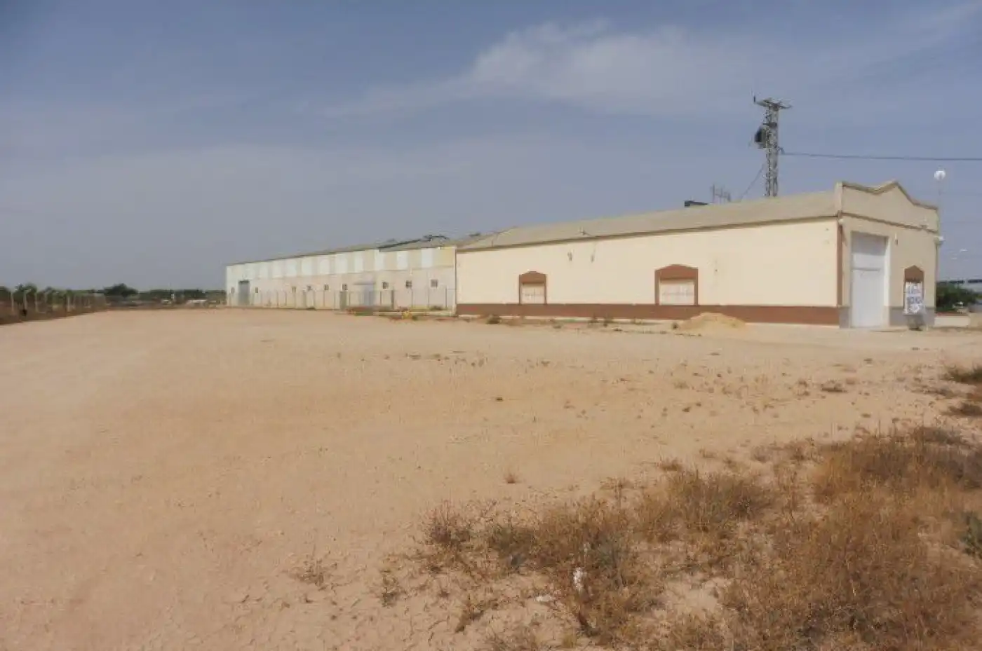 Vista exterior de Nau industrial de lloguer en Fuente Álamo de Murcia