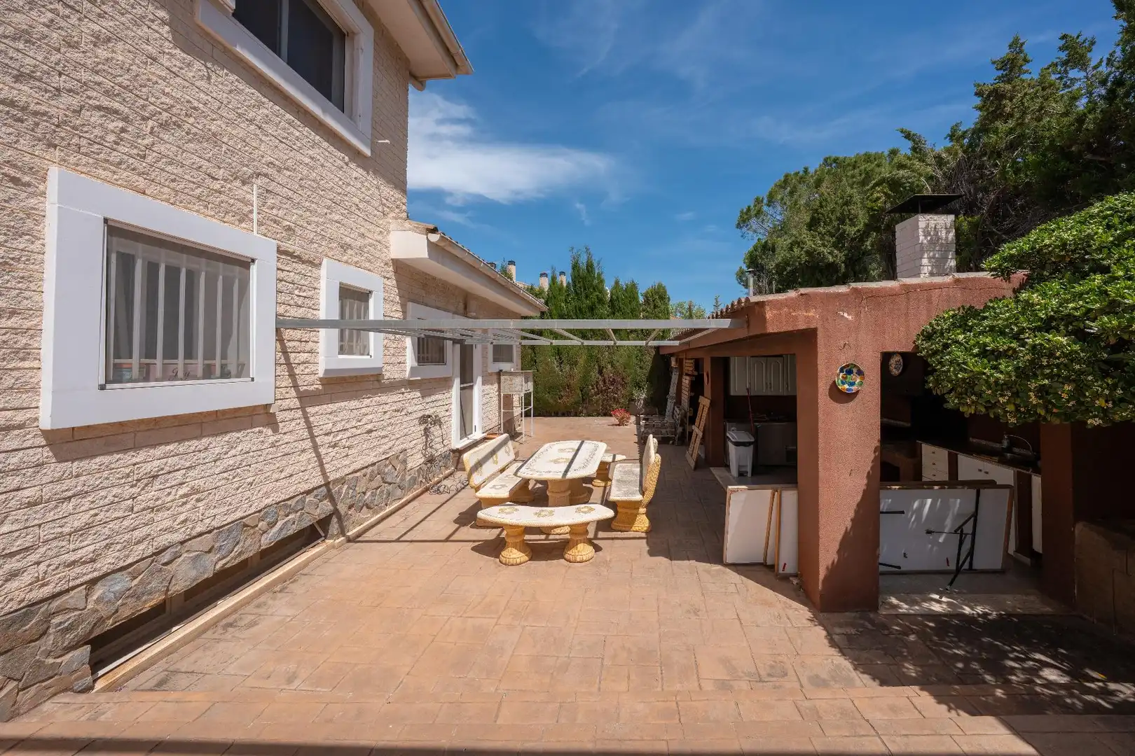 Terrassa de Casa o xalet en venda en Petrer amb Aire condicionat, Piscina i Alarma