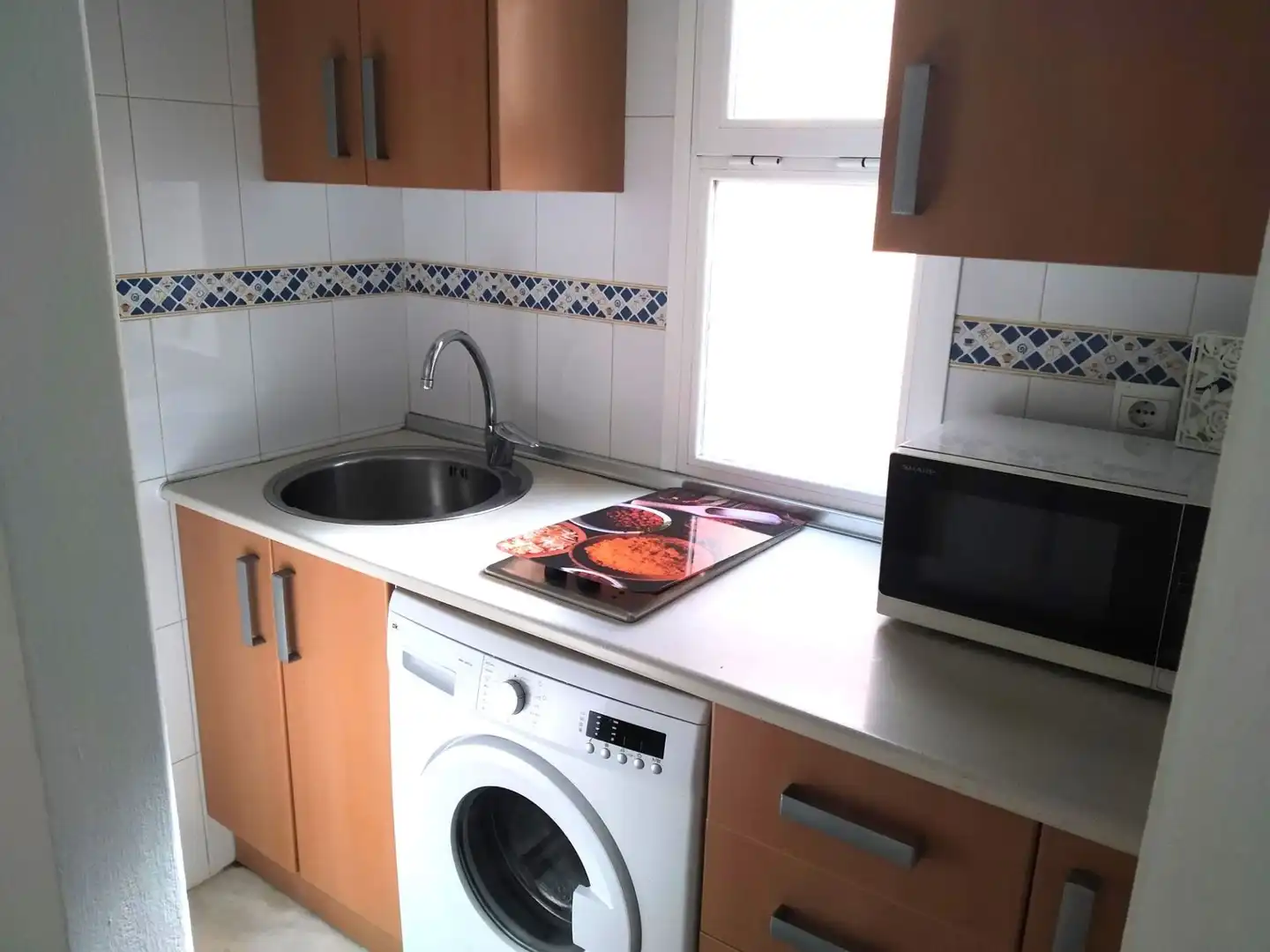 Küche von Wohnung zur Miete in Málaga mit Möbliert