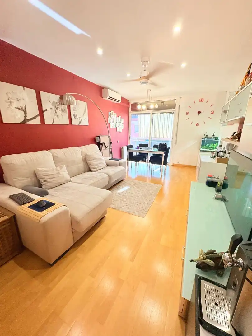 Sala de estar de Piso en venta en Pallejà con Aire acondicionado, Calefacción y Balcón