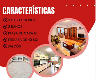 Kitchen of Flat for sale in Gijón   with Heating, Parquet flooring and Terrace
