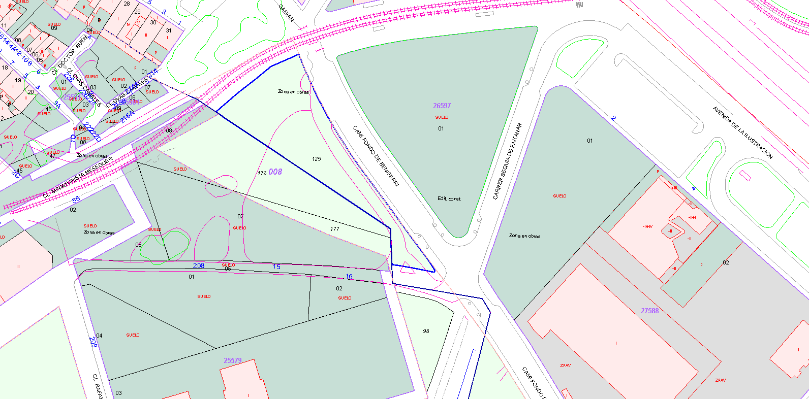 Residencial en venda en Burjassot