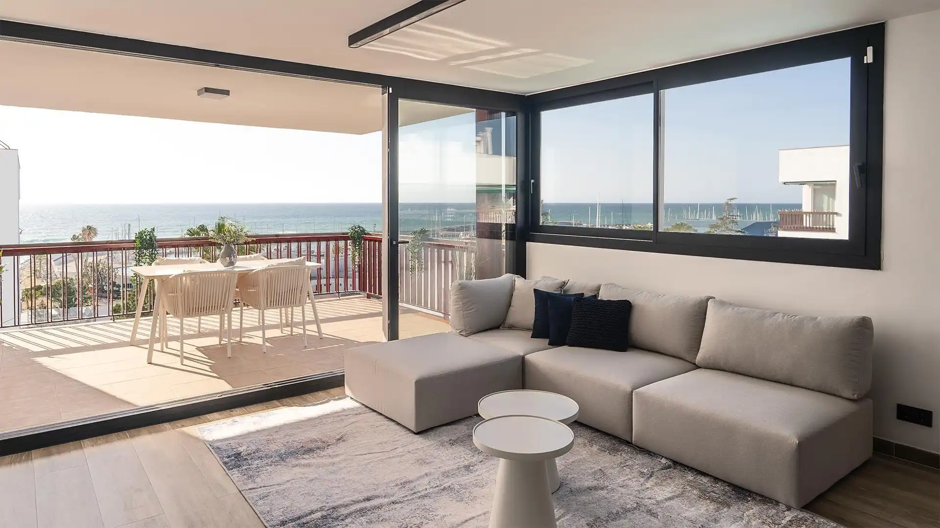 Sala de estar de Ático en venta en Sant Andreu de Llavaneres con Calefacción