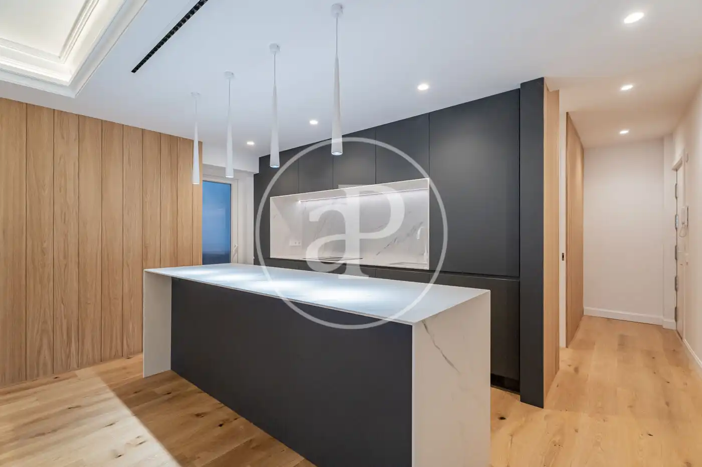 Kitchen of Flat for sale in Madrid  with Air Conditioner, Heating and Terrace
