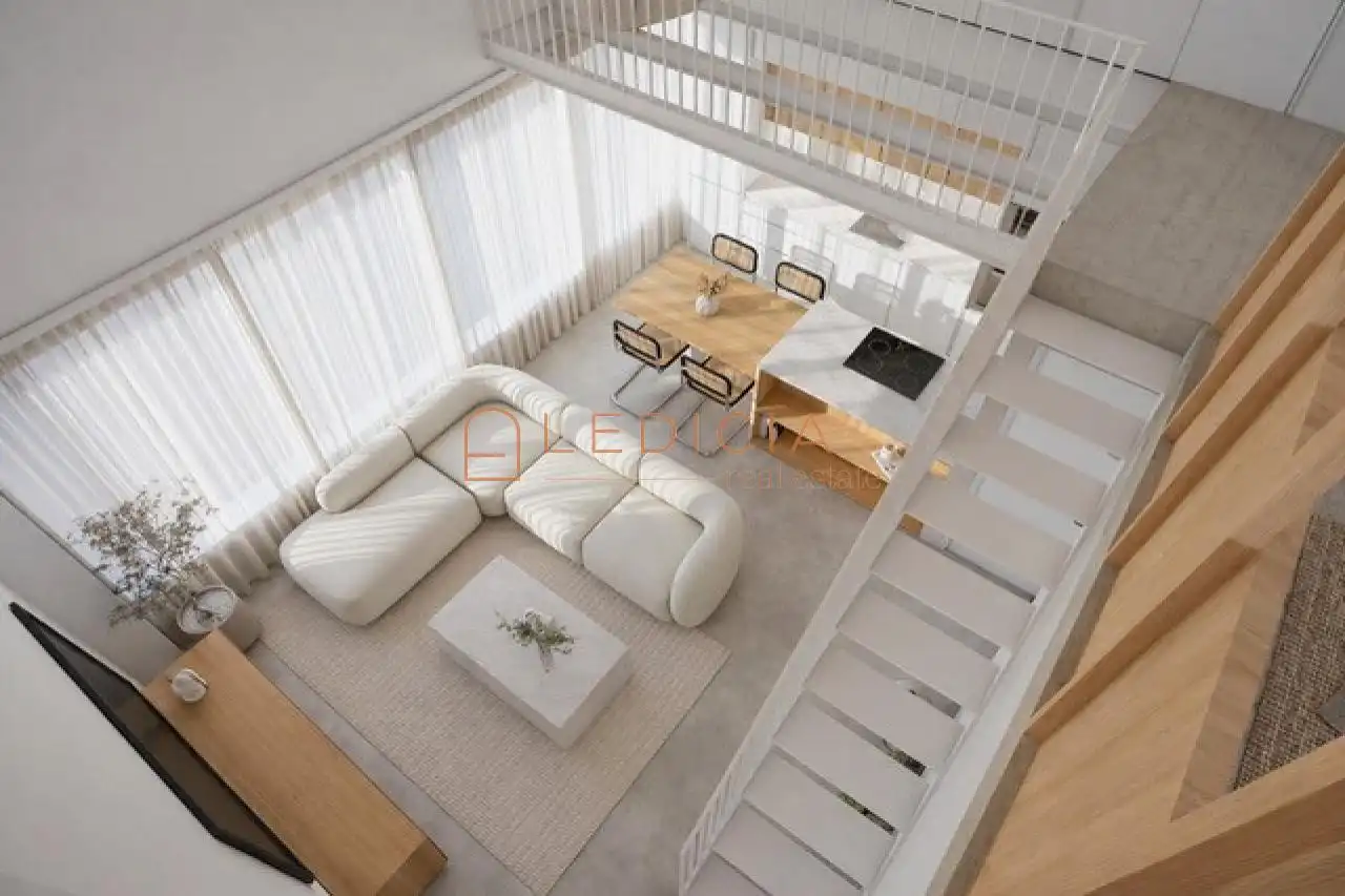 Sala de estar de Piso en venta en Cangas  con Calefacción y Amueblado