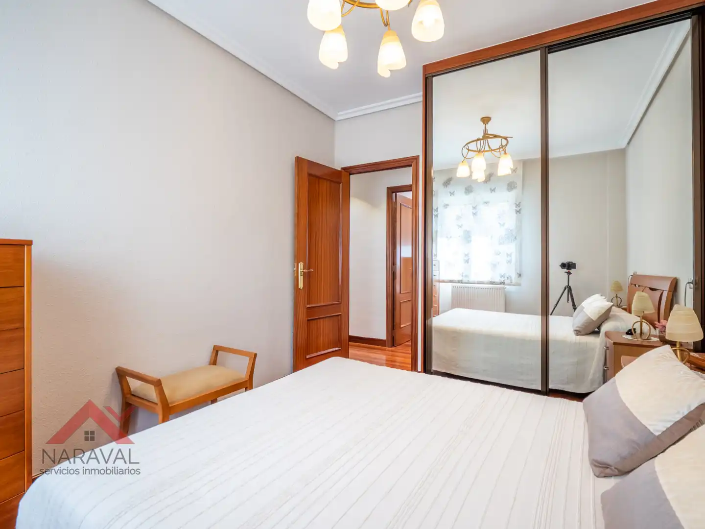 Bedroom of Flat for sale in Ayegui / Aiegi  with Heating, Parquet flooring and Terrace