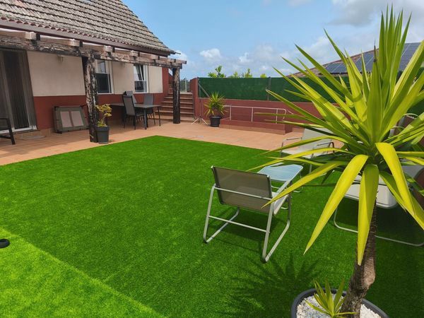 Terrassa de Casa o xalet en venda en Vigo  amb Calefacció, Jardí privat i Terrassa