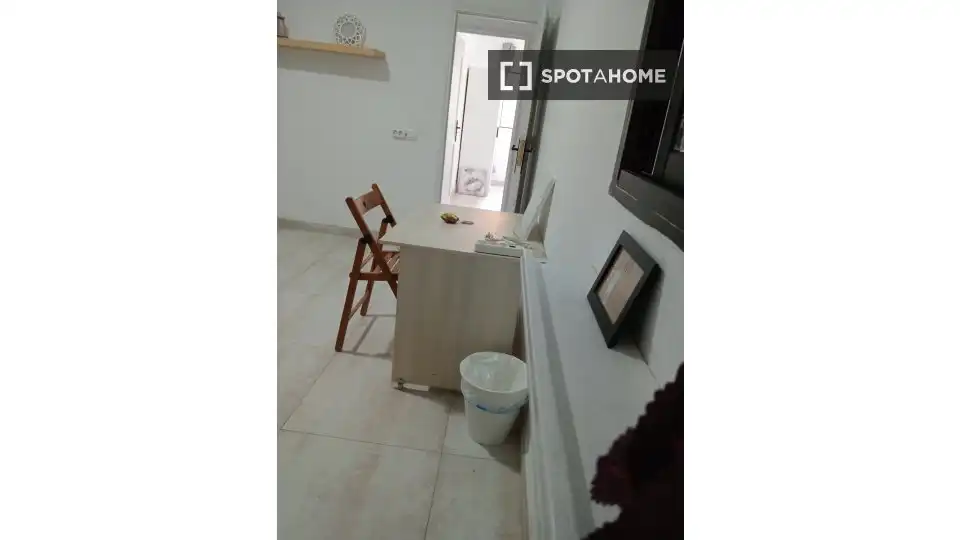 Schlafzimmer von Wohnung zur untervermieten in Las Palmas de Gran Canaria mit Klimaanlage, Terrasse und Möbliert